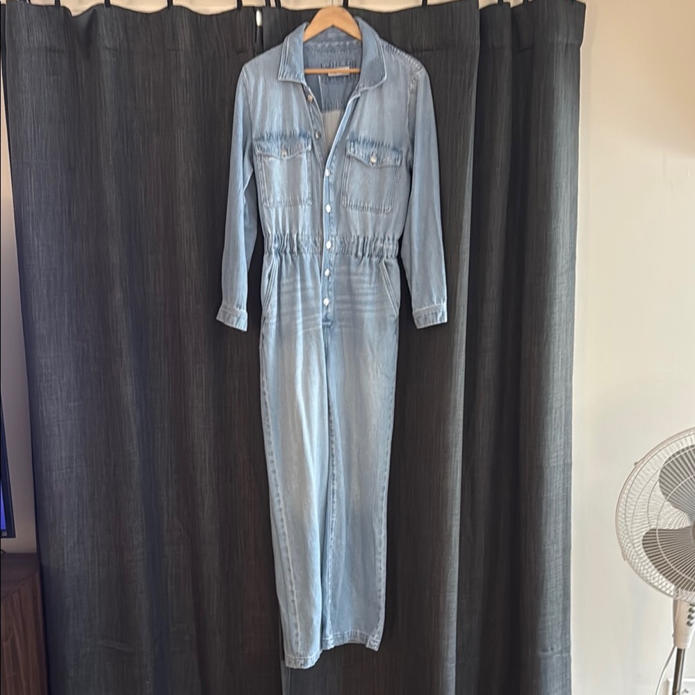 Denim Long Sleeve jumpsuit